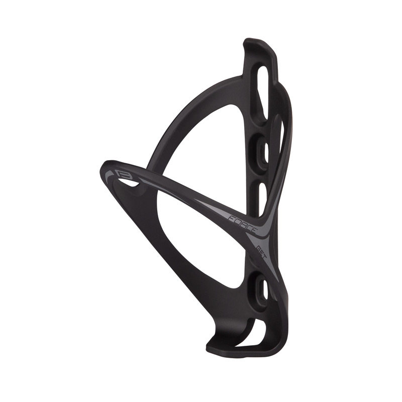 Держатель для велобутыля bottle cage FORCE GET plastic, Black-Grey Matte