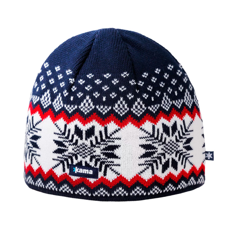 Шапочка КАМА A137 108 Blue White