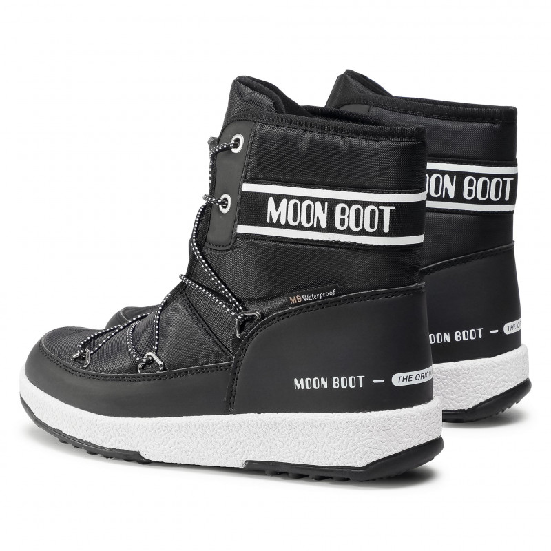 Сапоги детские MOON BOOT JR BOY MID WP 2 BLACK