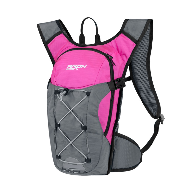 Рюкзак велосипедный backpack FORCE ARON ACE 10l, Pink-Grey