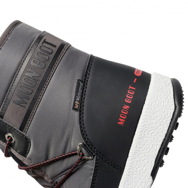 Сапоги детские MOON BOOT JR BOY MID WP 2 BLACK/CASTELROCK