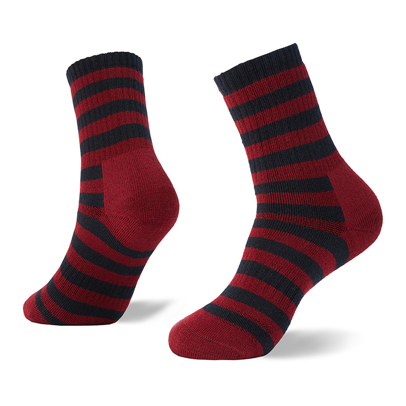 Носки Heavy weight Crew hiking socks black/red