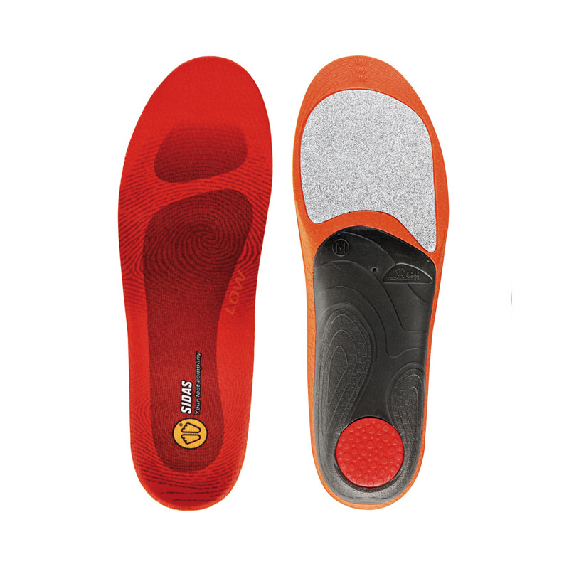 Стелька для обуви зимняя низкий свод WINTER 3 FEET 12 LOW  Красно-оранжевая