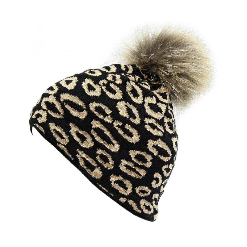 Шапочка BLIZZARD Leopard Black