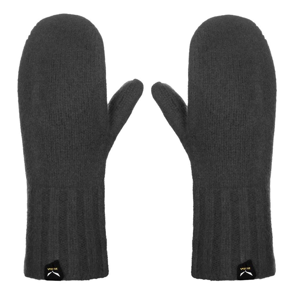 Варежки WALK WOOL MITT-0780 черн-12 шерсть
