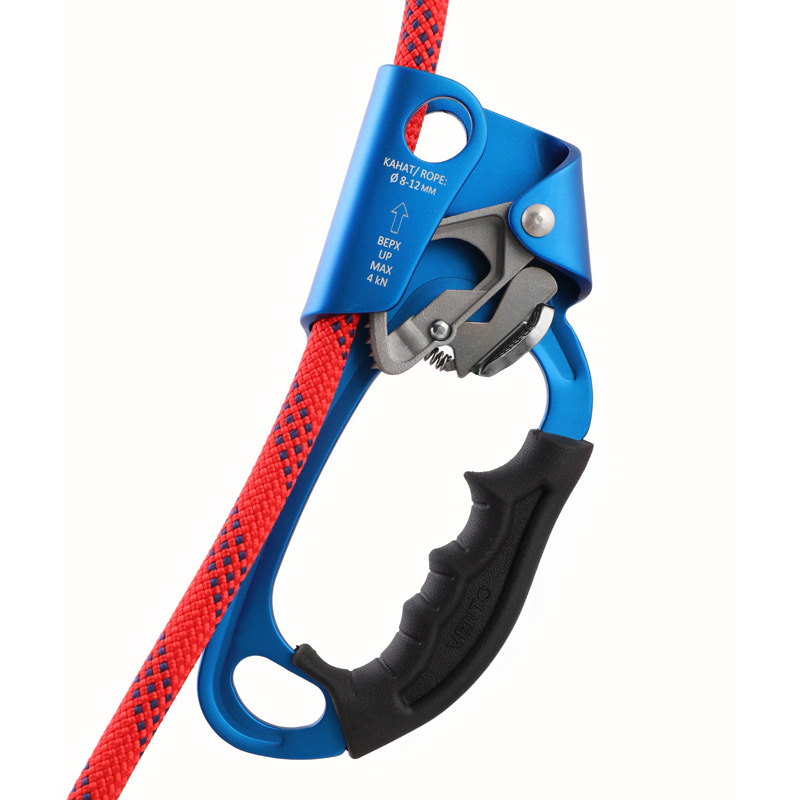 Зажим ручной Vento Жумар Правый Синий