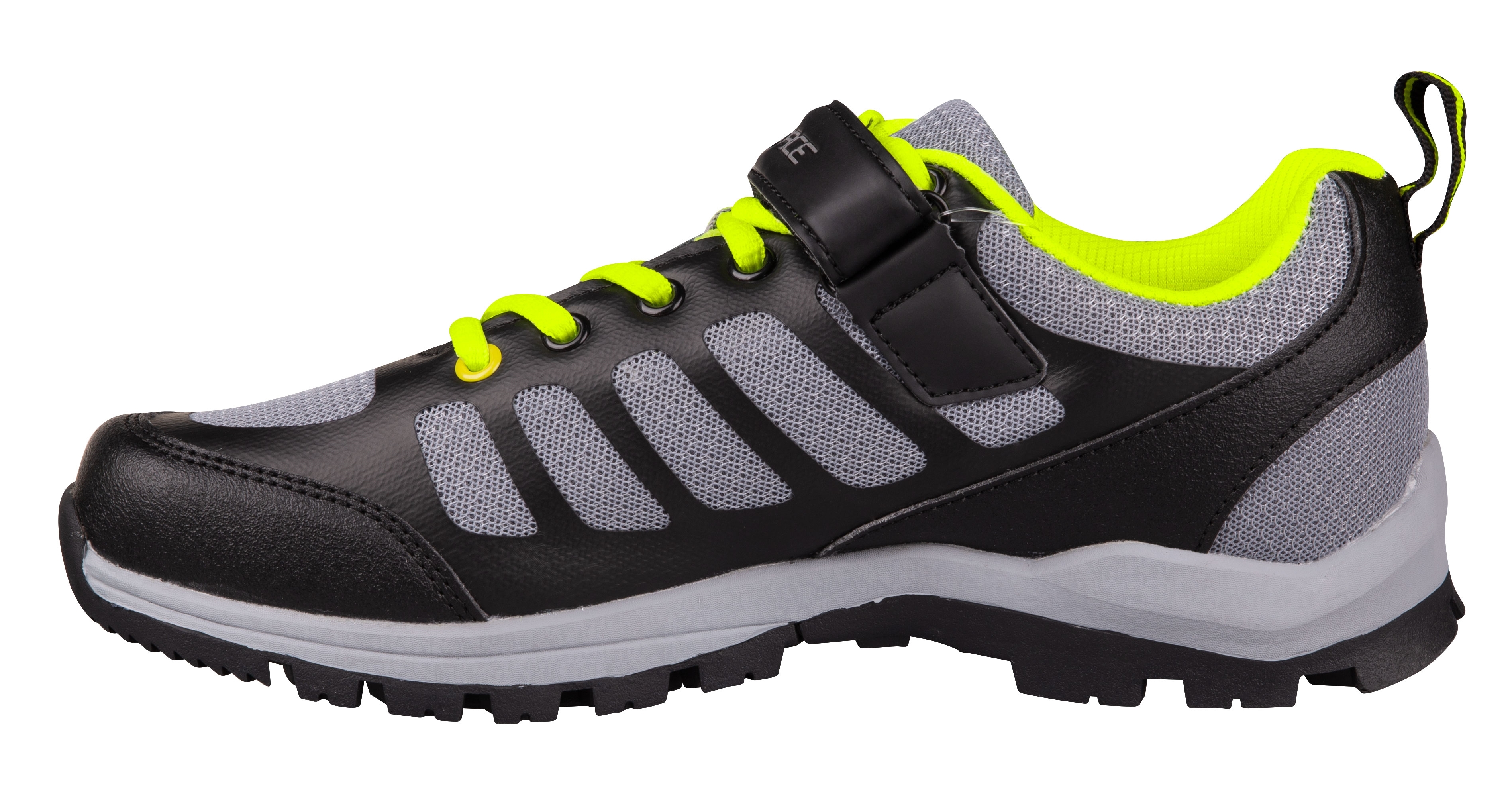 Туфли велосипедные shoes FORCE WALK black/grey/fluo