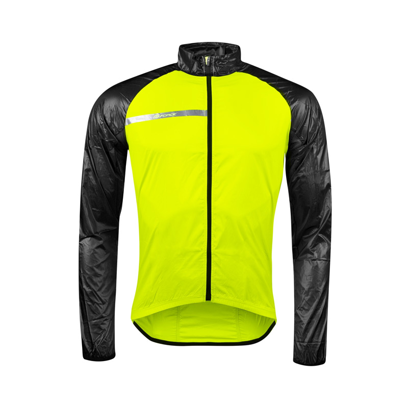 Куртка мужская jacket FORCE WINDPRO windproof fluo-black