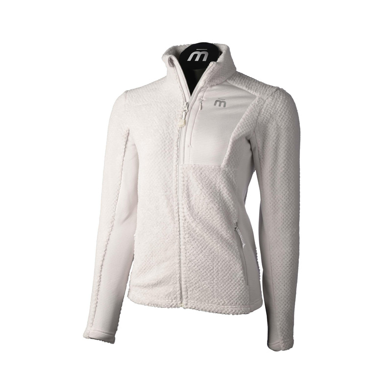 Кофта женская Mico W Half Neck Full Zip Shirt Super Termo Bianco