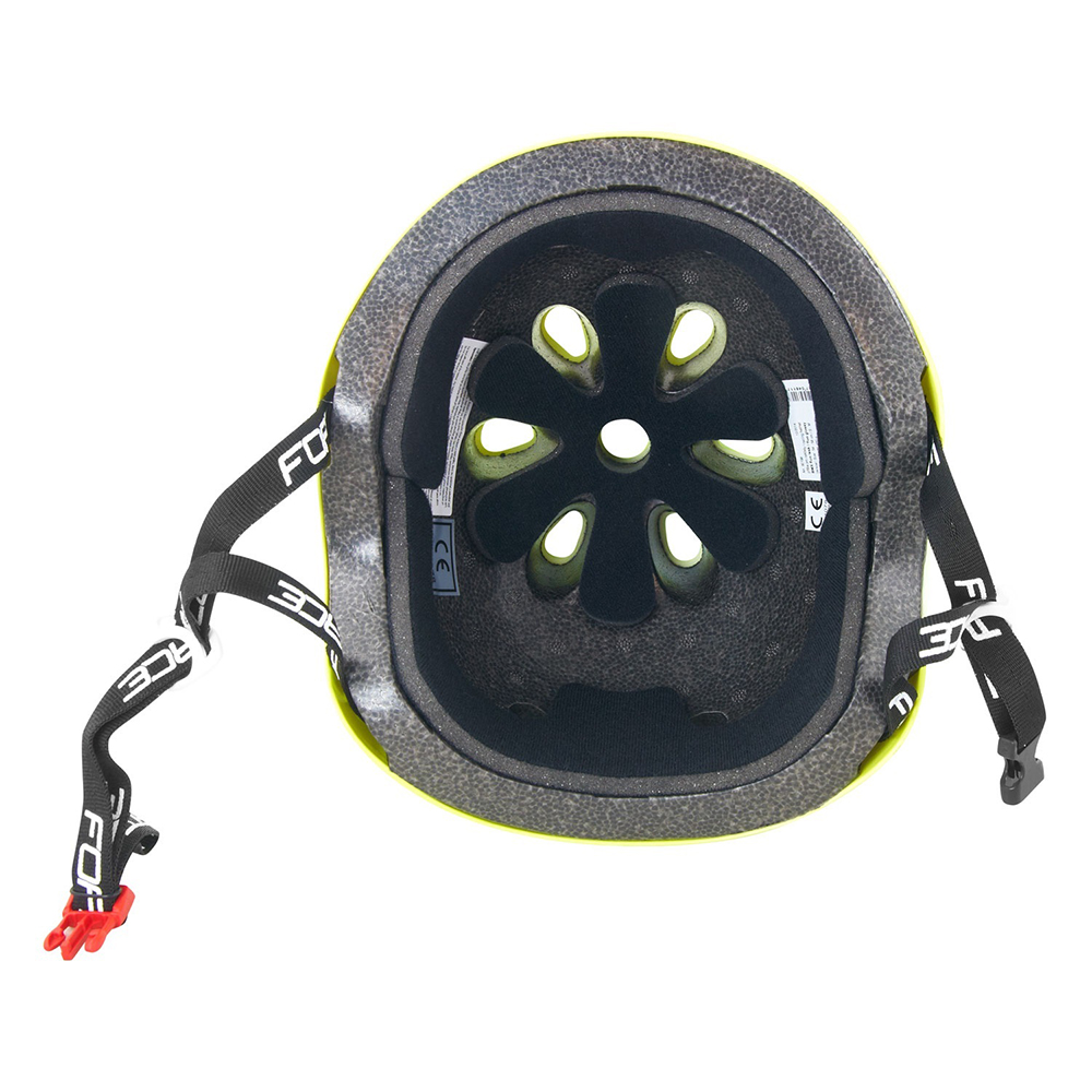 Шлем велосипедный FORCE BMX fluo-glossy