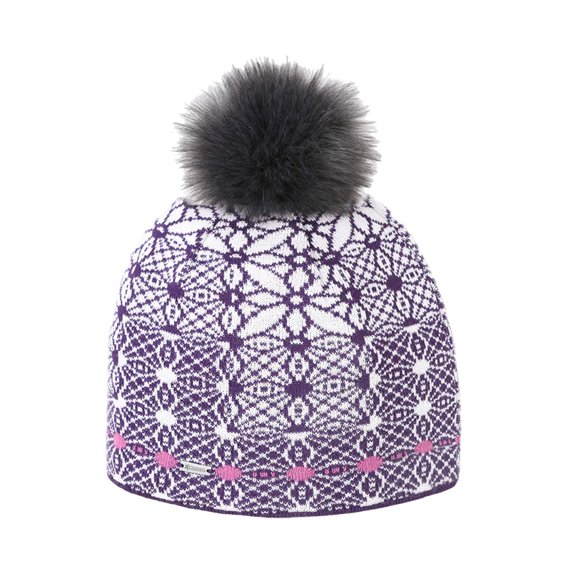 Шапочка КАМА A183 116 Violet White