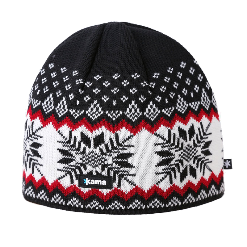 Шапочка КАМА A137 110 Black White