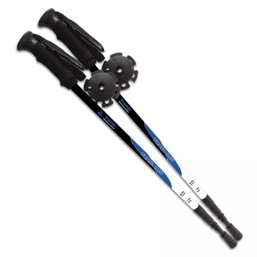 Палки Tramp треккинговые Trail 140 Синий