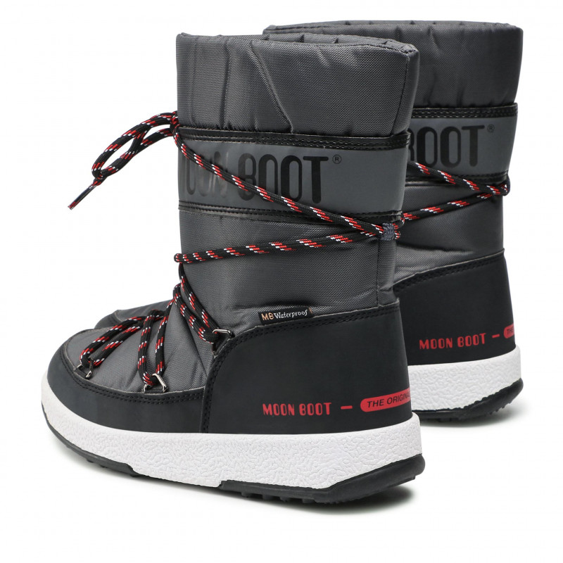 Сапоги детские MOON BOOT JR BOY SPORT WP BLACK/CASTELROCK