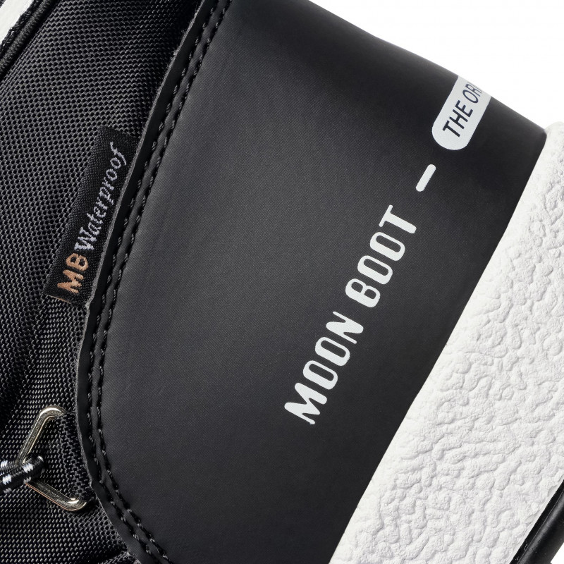 Сапоги детские MOON BOOT JR BOY MID WP 2 BLACK
