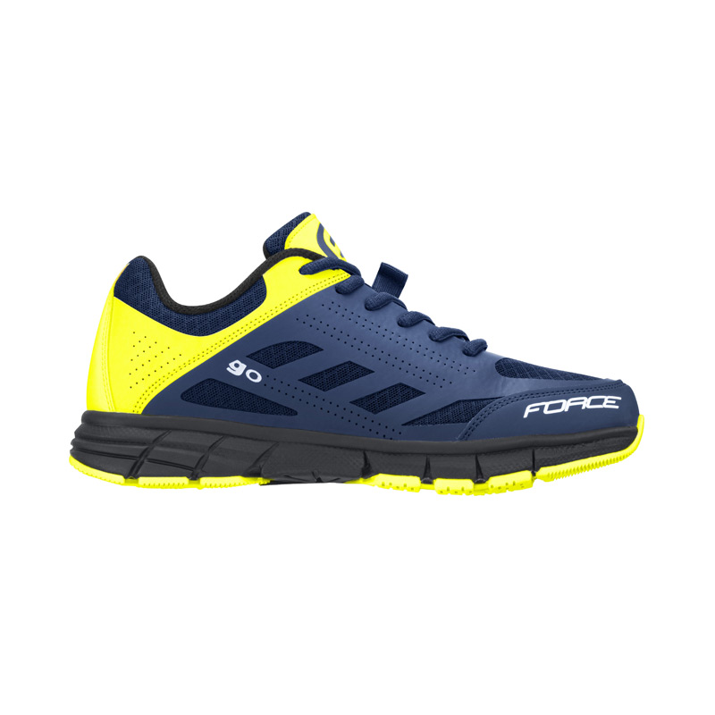 Туфли велосипедные shoes FORCE GO blue/fluo
