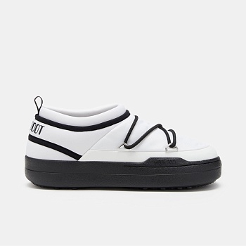 Слипоны женские MOON BOOT PARK ICON BLACK-WHITE