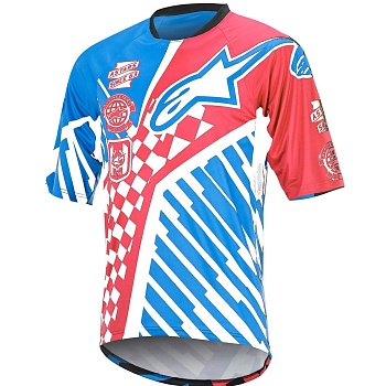 Футболка мужская SIGHT SPEEDSTER S/S JERSEY-377-RED BRIGHT BLUE