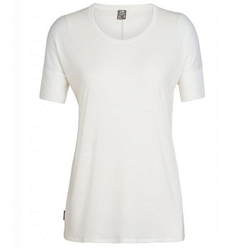 Футболка женская Solace SS Low Crewe W 130 Enamel HTHR Белая