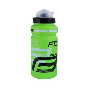 Велобутыль bottle FORCE SAVIOR ULTRA 0,5 l, Green-White-Black