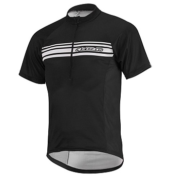 Футболка мужская LUNAR S/S JERSEY-12-BLACK WHITE
