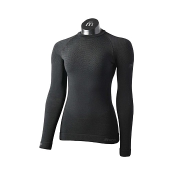 Термобелье женское верх   Mico WLS Round Neck Shirt Primaloft Nero