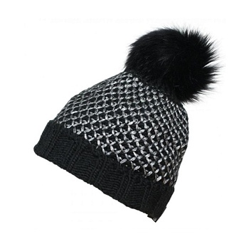 Шапочка BLIZZARD Ischgl Black Silver