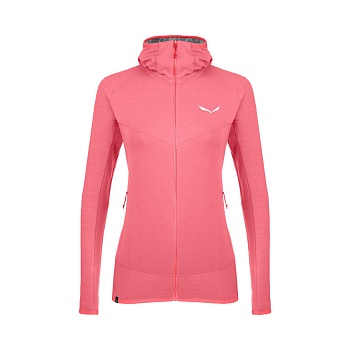 Кофта женская LIGHT MICRO PL W FZ HOODY-6205 Calypso Coral Melange