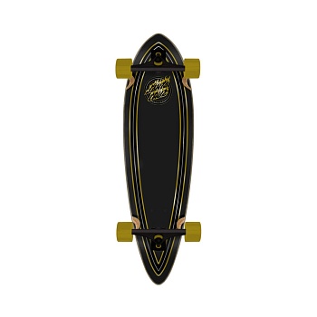 Скейт Holo Flame Dot 9.20in x 33in Pintail Cruzer Santa Cruz