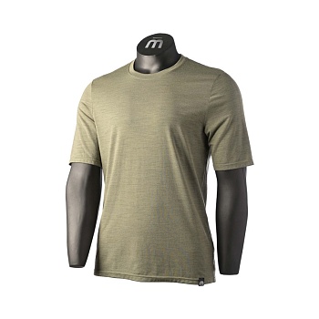 Футболка мужская Mico MHS Round Neck Shirt Warm Merino Nero