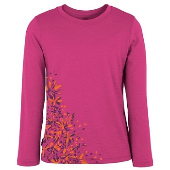 Футболка девочковая с длинным рукавом Tech Lite LS Crewe K 200 Garde Magenta