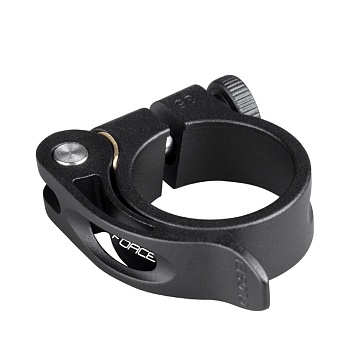 Подседельный зажим seat clamp FORCE C4.4 with QR 31,8mm Al,Matt Black