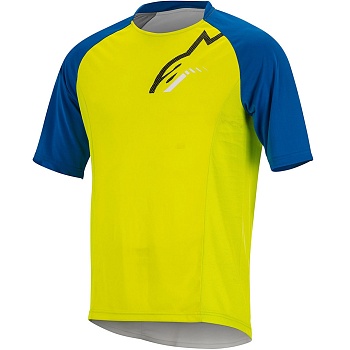 Футболка мужская TRAILSTAR S/S JERSEY-659-LIME ROYAL BLUE