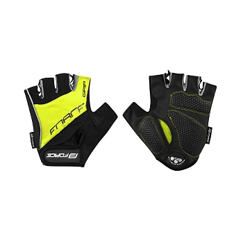 Перчатки велосипедные gloves FORCE GRIP gel fluo