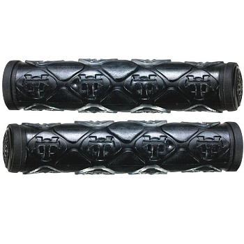 Грипсы DC TrailGrip Clear With Black Base