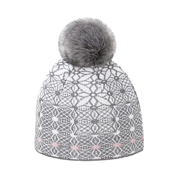 Шапочка КАМА A183 109 Grey White
