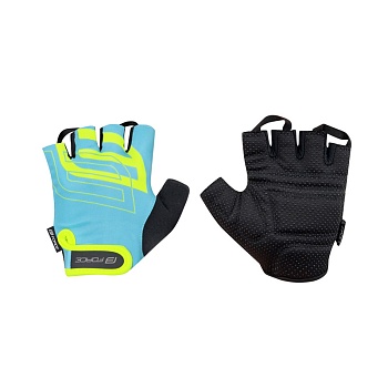 Перчатки велосипедные gloves FORCE SPORT blue-fluo