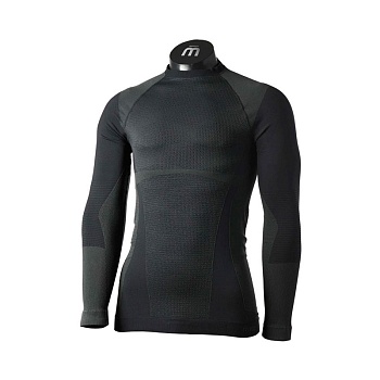 Термобелье мужское верх Mico MLS Round Neck Shirt Warm Control Nero